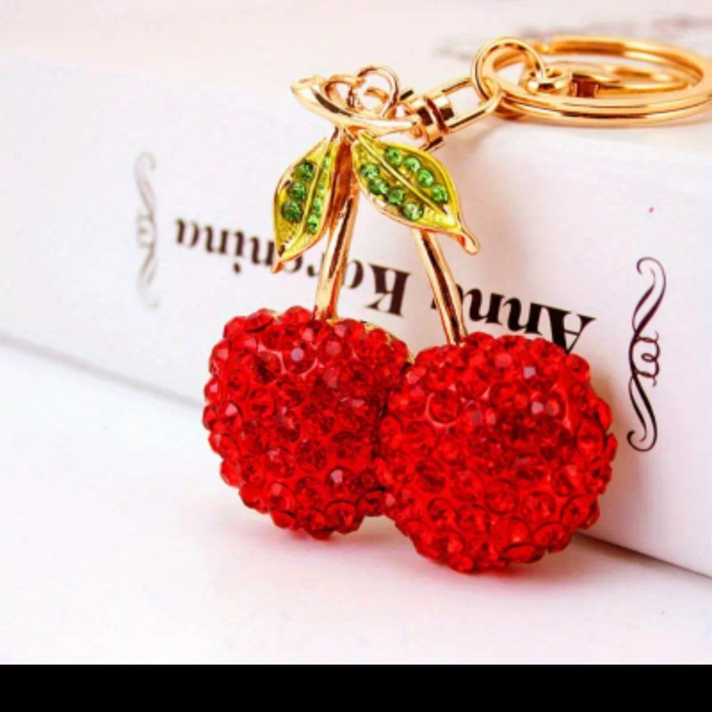 Cherry Bag Charm 🍒 RED